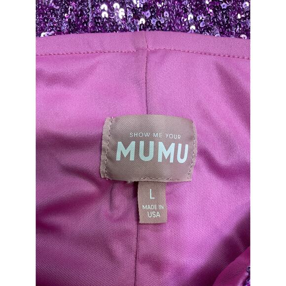 Show Me Your Mumu Purple Polyester Why Knot Skirt Size L - Picture 4 of 5